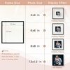 image:imageGolden State Art 8x10 Floating Frame Silver Aluminum Picture Frame Clear Glass Displays Any Size Photo Up to 8x10 Home Gallery Wall Decoration Display Horizontal and VerticalBlack