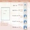 image:imageGolden State Art 8x10 Floating Frame Silver Aluminum Picture Frame Clear Glass Displays Any Size Photo Up to 8x10 Home Gallery Wall Decoration Display Horizontal and VerticalSilver