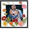 image:imageGolden State Art 8x10 Floating Frame Silver Aluminum Picture Frame Clear Glass Displays Any Size Photo Up to 8x10 Home Gallery Wall Decoration Display Horizontal and VerticalBlack