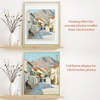 image:imageGolden State Art 8x10 Floating Frame Silver Aluminum Picture Frame Clear Glass Displays Any Size Photo Up to 8x10 Home Gallery Wall Decoration Display Horizontal and VerticalGold