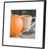 image:imageGolden State Art 8x10 Picture Frames with Mat for 5x7 Photos  Set of 4 Premium Real Glass Aluminum Frames for Wall or Tabletop Display  Modern SilverClassic Black