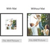image:imageGolden State Art 8x10 Picture Frames with Mat for 5x7 Photos  Set of 4 Premium Real Glass Aluminum Frames for Wall or Tabletop Display  Modern SilverClassic Black