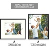 image:imageGolden State Art 8x10 Picture Frames with Mat for 5x7 Photos  Set of 4 Premium Real Glass Aluminum Frames for Wall or Tabletop Display  Modern SilverClassic Black