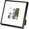 image:imageGolden State Art 8x10 Picture Frames with Mat for 5x7 Photos  Set of 4 Premium Real Glass Aluminum Frames for Wall or Tabletop Display  Modern SilverClassic Black