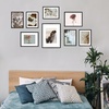 image:imageGolden State Art 8x10 Picture Frames with Mat for 5x7 Photos  Set of 4 Premium Real Glass Aluminum Frames for Wall or Tabletop Display  Modern SilverClassic Black