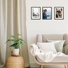 image:imageGolden State Art 8x10 Picture Frames with Mat for 5x7 Photos  Set of 4 Premium Real Glass Aluminum Frames for Wall or Tabletop Display  Modern SilverClassic Black
