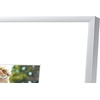 image:imageGolden State Art 8x10 Picture Frames with Mat for 5x7 Photos  Set of 4 Premium Real Glass Aluminum Frames for Wall or Tabletop Display  Modern SilverModern Silver