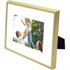 image:imageGolden State Art 8x10 Picture Frames with Mat for 5x7 Photos  Set of 4 Premium Real Glass Aluminum Frames for Wall or Tabletop Display  Modern SilverModern Gold