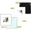 image:imageGolden State Art 8x10 Picture Frames with Mat for 5x7 Photos  Set of 4 Premium Real Glass Aluminum Frames for Wall or Tabletop Display  Modern SilverModern Silver