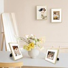 image:imageGolden State Art 8x10 Picture Frames with Mat for 5x7 Photos  Set of 4 Premium Real Glass Aluminum Frames for Wall or Tabletop Display  Modern SilverModern Gold