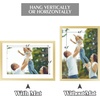 image:imageGolden State Art 8x10 Picture Frames with Mat for 5x7 Photos  Set of 4 Premium Real Glass Aluminum Frames for Wall or Tabletop Display  Modern SilverModern Gold