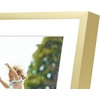 image:imageGolden State Art 8x10 Picture Frames with Mat for 5x7 Photos  Set of 4 Premium Real Glass Aluminum Frames for Wall or Tabletop Display  Modern SilverModern Gold