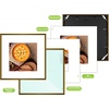 image:imageGolden State Art 8x10 Picture Frames with Mat for 5x7 Photos  Set of 4 Premium Real Glass Aluminum Frames for Wall or Tabletop Display  Modern SilverVintage Bronze