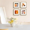 image:imageGolden State Art 8x10 Picture Frames with Mat for 5x7 Photos  Set of 4 Premium Real Glass Aluminum Frames for Wall or Tabletop Display  Modern SilverVintage Bronze