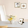 image:imageGolden State Art 8x10 Picture Frames with Mat for 5x7 Photos  Set of 4 Premium Real Glass Aluminum Frames for Wall or Tabletop Display  Modern SilverVintage Bronze