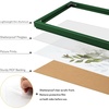 image:imageGolden State Art A4 Aluminum Picture Frame Black Metal Thin Poster Frames for 83x117 inch Photo Acrylic Front Wall Hook for Horizontal or Vertical Display 1 PackGreen