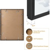 image:imageGolden State Art A4 Aluminum Picture Frame Black Metal Thin Poster Frames for 83x117 inch Photo Acrylic Front Wall Hook for Horizontal or Vertical Display 1 PackBlack