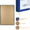 image:imageGolden State Art A4 Aluminum Picture Frame Black Metal Thin Poster Frames for 83x117 inch Photo Acrylic Front Wall Hook for Horizontal or Vertical Display 1 PackBlue