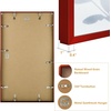 image:imageGolden State Art A4 Aluminum Picture Frame Black Metal Thin Poster Frames for 83x117 inch Photo Acrylic Front Wall Hook for Horizontal or Vertical Display 1 PackRed