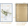 image:imageGolden State Art A4 Aluminum Picture Frame Black Metal Thin Poster Frames for 83x117 inch Photo Acrylic Front Wall Hook for Horizontal or Vertical Display 1 PackBlue