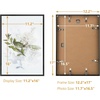 image:imageGolden State Art A4 Aluminum Picture Frame Black Metal Thin Poster Frames for 83x117 inch Photo Acrylic Front Wall Hook for Horizontal or Vertical Display 1 PackBlack