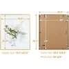 image:imageGolden State Art A4 Aluminum Picture Frame Black Metal Thin Poster Frames for 83x117 inch Photo Acrylic Front Wall Hook for Horizontal or Vertical Display 1 PackGold