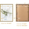 image:imageGolden State Art A4 Aluminum Picture Frame Black Metal Thin Poster Frames for 83x117 inch Photo Acrylic Front Wall Hook for Horizontal or Vertical Display 1 PackBronze