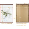 image:imageGolden State Art A4 Aluminum Picture Frame Black Metal Thin Poster Frames for 83x117 inch Photo Acrylic Front Wall Hook for Horizontal or Vertical Display 1 PackRed