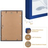 image:imageGolden State Art A4 Aluminum Picture Frame Black Metal Thin Poster Frames for 83x117 inch Photo Acrylic Front Wall Hook for Horizontal or Vertical Display 1 PackBlue