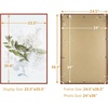 image:imageGolden State Art A4 Aluminum Picture Frame Black Metal Thin Poster Frames for 83x117 inch Photo Acrylic Front Wall Hook for Horizontal or Vertical Display 1 PackRed