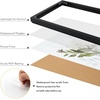 image:imageGolden State Art A4 Aluminum Picture Frame Black Metal Thin Poster Frames for 83x117 inch Photo Acrylic Front Wall Hook for Horizontal or Vertical Display 1 PackBlack