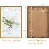 image:imageGolden State Art A4 Aluminum Picture Frame Black Metal Thin Poster Frames for 83x117 inch Photo Acrylic Front Wall Hook for Horizontal or Vertical Display 1 PackBronze