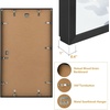 image:imageGolden State Art A4 Aluminum Picture Frame Black Metal Thin Poster Frames for 83x117 inch Photo Acrylic Front Wall Hook for Horizontal or Vertical Display 1 PackBlack