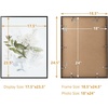 image:imageGolden State Art A4 Aluminum Picture Frame Black Metal Thin Poster Frames for 83x117 inch Photo Acrylic Front Wall Hook for Horizontal or Vertical Display 1 PackBlack