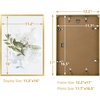 image:imageGolden State Art A4 Aluminum Picture Frame Black Metal Thin Poster Frames for 83x117 inch Photo Acrylic Front Wall Hook for Horizontal or Vertical Display 1 PackGold