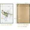 image:imageGolden State Art A4 Aluminum Picture Frame Black Metal Thin Poster Frames for 83x117 inch Photo Acrylic Front Wall Hook for Horizontal or Vertical Display 1 PackGreen