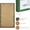 image:imageGolden State Art A4 Aluminum Picture Frame Black Metal Thin Poster Frames for 83x117 inch Photo Acrylic Front Wall Hook for Horizontal or Vertical Display 1 PackGreen