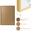 image:imageGolden State Art A4 Aluminum Picture Frame Black Metal Thin Poster Frames for 83x117 inch Photo Acrylic Front Wall Hook for Horizontal or Vertical Display 1 PackGold
