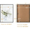 image:imageGolden State Art A4 Aluminum Picture Frame Black Metal Thin Poster Frames for 83x117 inch Photo Acrylic Front Wall Hook for Horizontal or Vertical Display 1 PackBlack