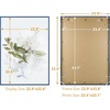 image:imageGolden State Art A4 Aluminum Picture Frame Black Metal Thin Poster Frames for 83x117 inch Photo Acrylic Front Wall Hook for Horizontal or Vertical Display 1 PackBlue