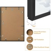 image:imageGolden State Art A4 Aluminum Picture Frame Black Metal Thin Poster Frames for 83x117 inch Photo Acrylic Front Wall Hook for Horizontal or Vertical Display 1 PackBlack