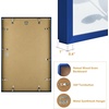 image:imageGolden State Art A4 Aluminum Picture Frame Black Metal Thin Poster Frames for 83x117 inch Photo Acrylic Front Wall Hook for Horizontal or Vertical Display 1 PackBlue