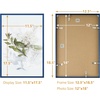 image:imageGolden State Art A4 Aluminum Picture Frame Black Metal Thin Poster Frames for 83x117 inch Photo Acrylic Front Wall Hook for Horizontal or Vertical Display 1 PackBlue
