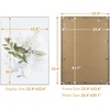 image:imageGolden State Art A4 Aluminum Picture Frame Black Metal Thin Poster Frames for 83x117 inch Photo Acrylic Front Wall Hook for Horizontal or Vertical Display 1 PackSilver