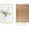 image:imageGolden State Art A4 Aluminum Picture Frame Black Metal Thin Poster Frames for 83x117 inch Photo Acrylic Front Wall Hook for Horizontal or Vertical Display 1 PackGold