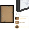 image:imageGolden State Art A4 Aluminum Picture Frame Black Metal Thin Poster Frames for 83x117 inch Photo Acrylic Front Wall Hook for Horizontal or Vertical Display 1 PackBlack