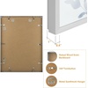 image:imageGolden State Art A4 Aluminum Picture Frame Black Metal Thin Poster Frames for 83x117 inch Photo Acrylic Front Wall Hook for Horizontal or Vertical Display 1 PackSilver