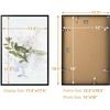 image:imageGolden State Art A4 Aluminum Picture Frame Black Metal Thin Poster Frames for 83x117 inch Photo Acrylic Front Wall Hook for Horizontal or Vertical Display 1 PackBlack