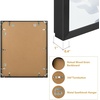 image:imageGolden State Art A4 Aluminum Picture Frame Black Metal Thin Poster Frames for 83x117 inch Photo Acrylic Front Wall Hook for Horizontal or Vertical Display 1 PackBlack