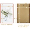 image:imageGolden State Art A4 Aluminum Picture Frame Black Metal Thin Poster Frames for 83x117 inch Photo Acrylic Front Wall Hook for Horizontal or Vertical Display 1 PackRed